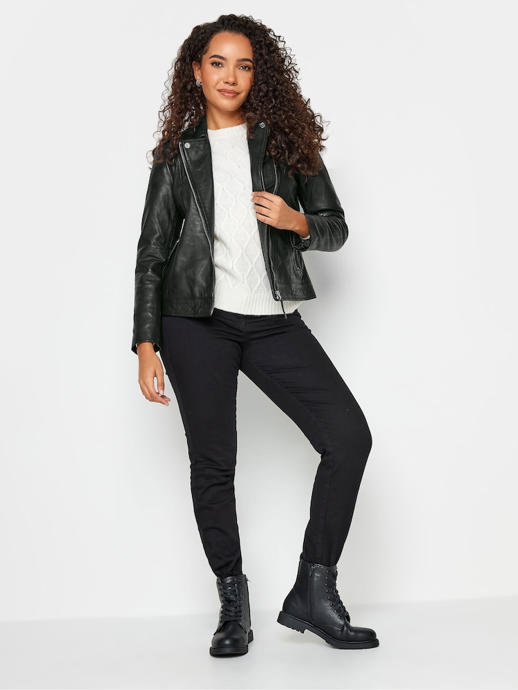 M&Co Black Leather Jacket - Image 4 of 5