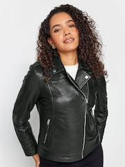 M&Co Black Leather Jacket - Image 5 of 5