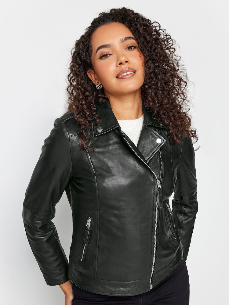 M&Co Black Leather Jacket - Image 5 of 5