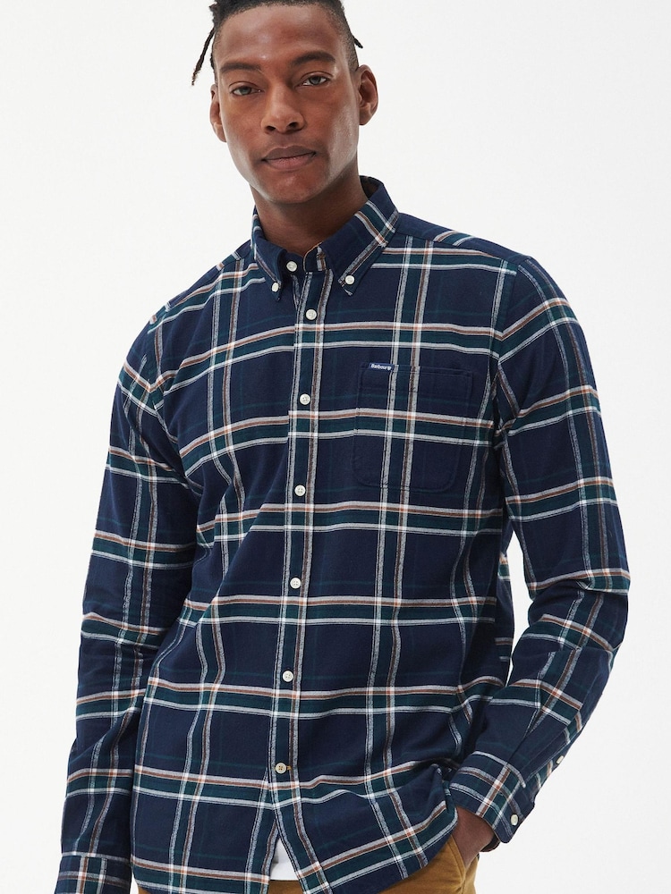 Barbour® Blue Ronan Check Inky Shirt - Image 1 of 7