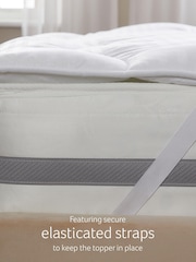 Snuggledown White Luxurious Hotel Anti Allergy 2.5cm Mattress Topper - Image 4 of 7