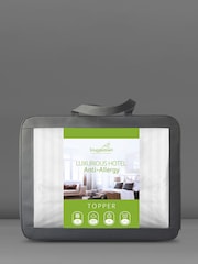 Snuggledown White Luxurious Hotel Anti Allergy 2.5cm Mattress Topper - Image 7 of 7