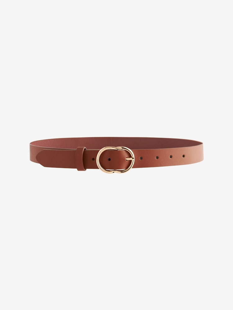 Tan Brown Regular PU Belt - Image 4 of 5