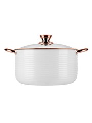 Tower White White And Rose Gold 24cm Casserole Pot - Image 2 of 4