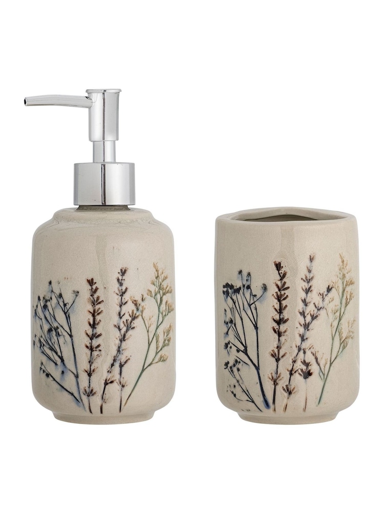 Bloomingville Nature Bea Soap Dispenser Set - Image 2 of 3 Bloomingville Nature Bea Soap Dispenser Set - Image 2 of 3
