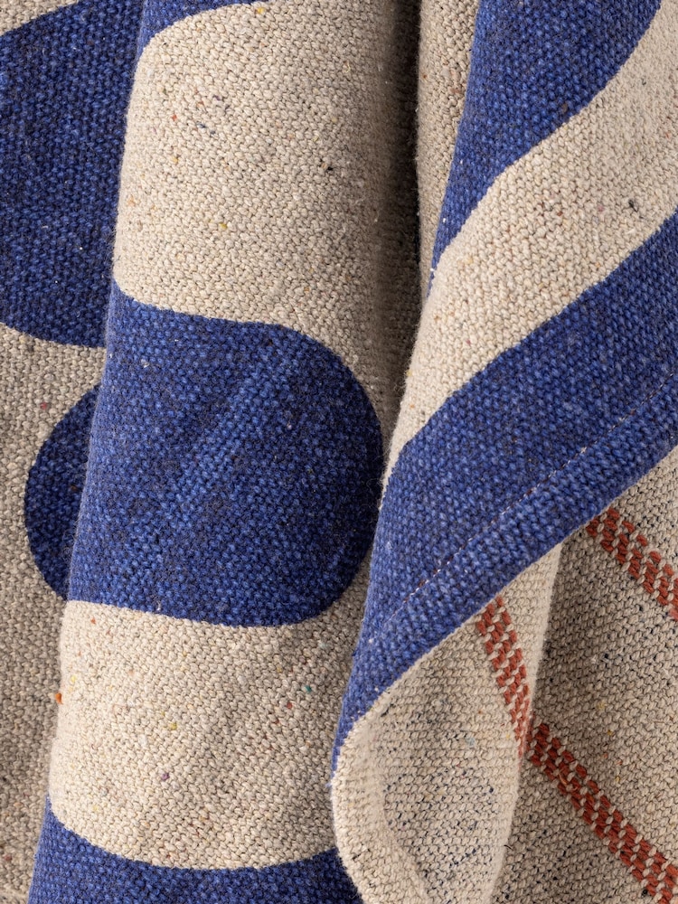 Bloomingville Multi Abstract Print Throw 160X130cm - Image 4 of 4