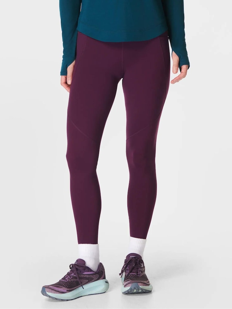 Sweaty Betty Dark Purple 27 inch inside seam Power Workout Leggings - Image 1 of 6 Sweaty Betty Dark Purple 27 inch inside seam Power Workout Leggings - Image 1 of 6