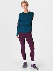 Sweaty Betty Dark Purple 27 inch inside seam Power Workout Leggings - Image 3 of 6