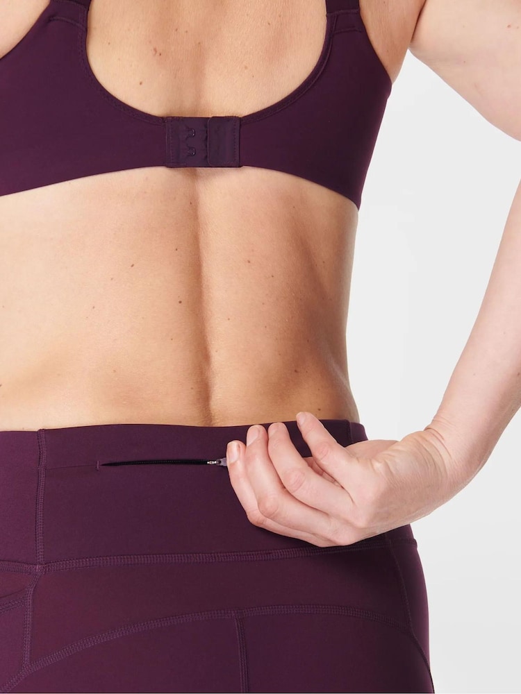 Sweaty Betty Dark Purple 27 inch inside seam Power Workout Leggings - Image 6 of 6 Sweaty Betty Dark Purple 27 inch inside seam Power Workout Leggings - Image 6 of 6