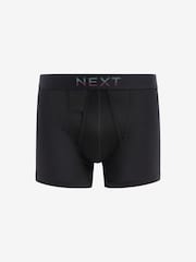 Black Bright Spot Waistband 4 pack A-Front Boxers - Image 3 of 6