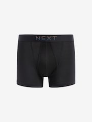 Black Bright Spot Waistband 4 pack A-Front Boxers - Image 5 of 6