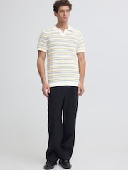 Casual Friday White Midskov Short Sleeve Relaxed Knit Polo Shirt - Image 3 of 5