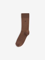 Neutrals 5 Pack Embroidered Lasting Fresh Socks - Image 7 of 8