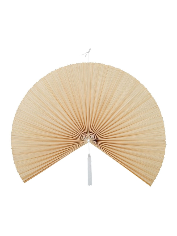 Bloomingville Natural Jaime Fan Wall Decoration - Image 3 of 3