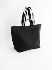Victoria's Secret Black Diamanté Large Beach Bag - Image 2 of 8
