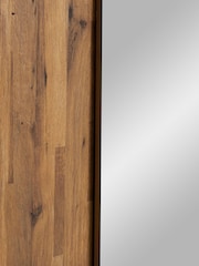 Dark Bronx Oak 1.5m Sliding Effect Semi Fitted Mirrored Wardrobe - Image 6 of 7