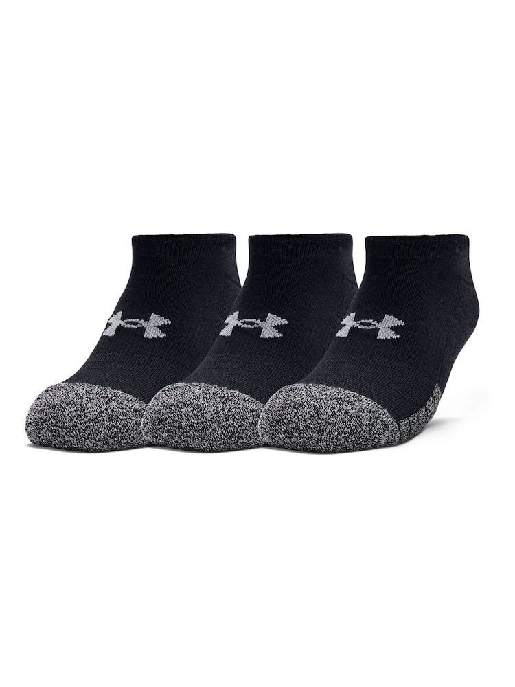 Negro - Pack de 3 pares de calcetines invisibles de Under Armour - Imagen 1 de 10