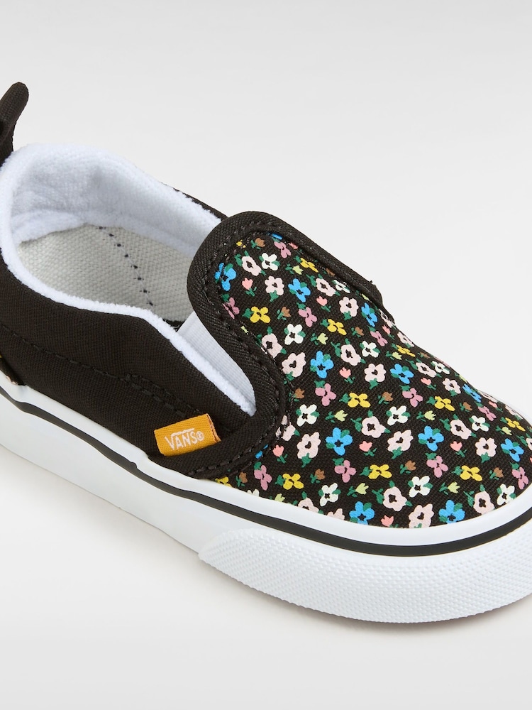 Vans Girls Natural Slip On Velcro Trainers - Image 2 of 4