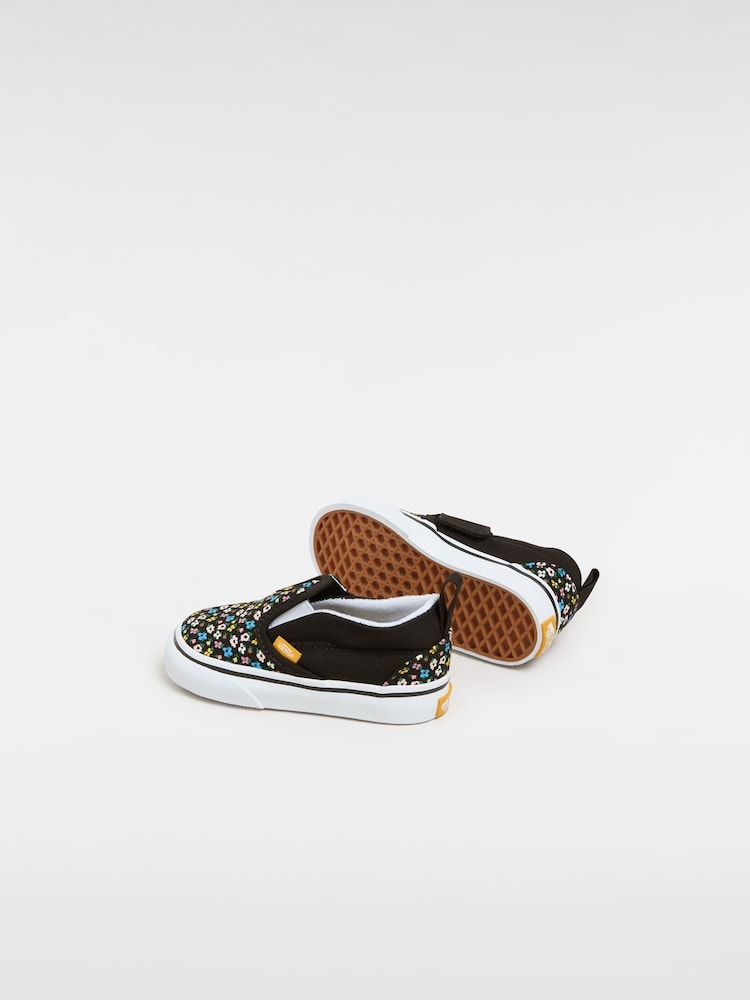 Vans Girls Natural Slip On Velcro Trainers - Image 4 of 4