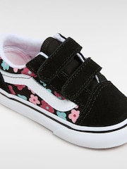 Vans Mädchen Old Skool Turnschuhe mit Klettverschluss, Schwarz - Bild 2 von 4