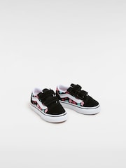 Vans Mädchen Old Skool Turnschuhe mit Klettverschluss, Schwarz - Bild 3 von 4