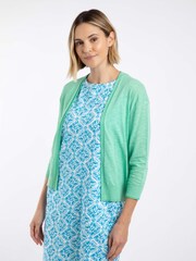 Weird Fish Green Limon Lightweight Outfitter Cardigan - Image 1 of 6