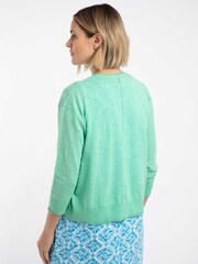 Weird Fish Green Limon Lightweight Outfitter Cardigan - Image 2 of 6