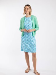 Weird Fish Green Limon Lightweight Outfitter Cardigan - Image 3 of 6