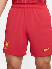 Nike Red Liverpool FC 24/25 Stadium Home Football Shorts - Image 2 of 9