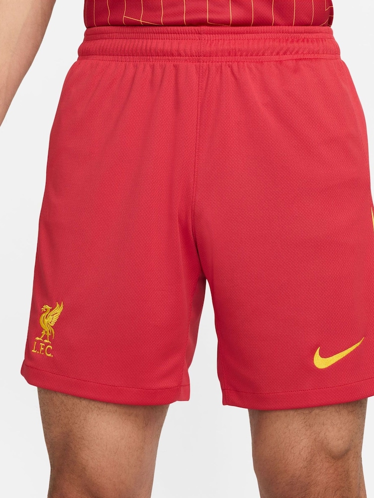 Nike Red Liverpool FC 24/25 Stadium Home Football Shorts - Image 2 of 9