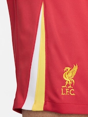Nike Red Liverpool FC 24/25 Stadium Home Football Shorts - Image 6 of 9