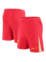 Nike Red Liverpool FC 24/25 Stadium Home Football Shorts - Image 7 of 9