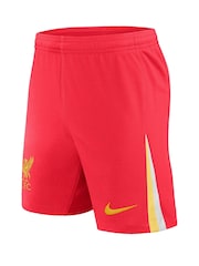 Nike Red Liverpool FC 24/25 Stadium Home Football Shorts - Image 8 of 9