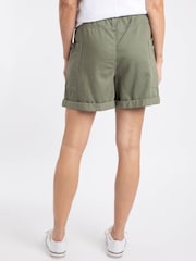 Weird Fish Grey Cynthia Cotton Twill Shorts - Image 3 of 7