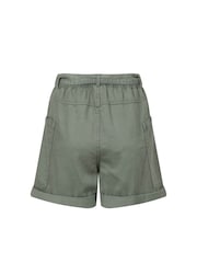 Weird Fish Grey Cynthia Cotton Twill Shorts - Image 7 of 7