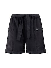 Weird Fish Blue Cynthia Cotton Twill Shorts - Image 5 of 6