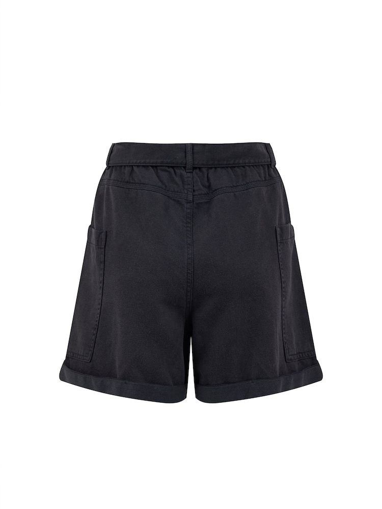 Weird Fish Blue Cynthia Cotton Twill Shorts - Image 6 of 6