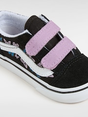 Vans Mädchen Old Skool Turnschuhe mit Klettverschluss, Schwarz - Bild 2 von 4