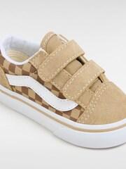 Vans Boys Old Skool Velcro Brown Trainers - Image 2 of 4