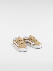 Vans Boys Old Skool Velcro Brown Trainers - Image 3 of 4