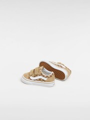 Vans Boys Old Skool Velcro Brown Trainers - Image 4 of 4