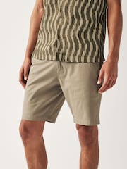 Stone Relaxed Fit Stretch Chinos Shorts - Image 1 of 9