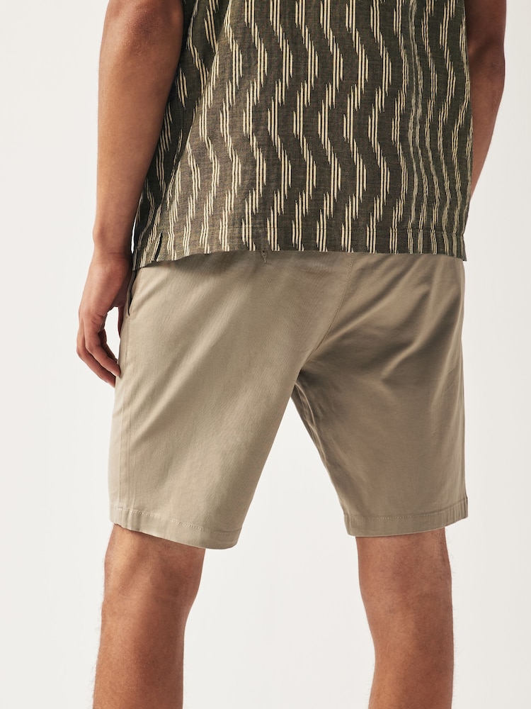 Stone Relaxed Fit Stretch Chinos Shorts - Image 2 of 9