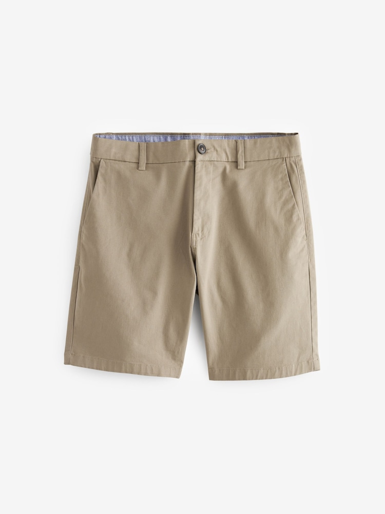 Pastelgeel - Relaxed fit - Chinoshort met stretch - Image 6 of 9