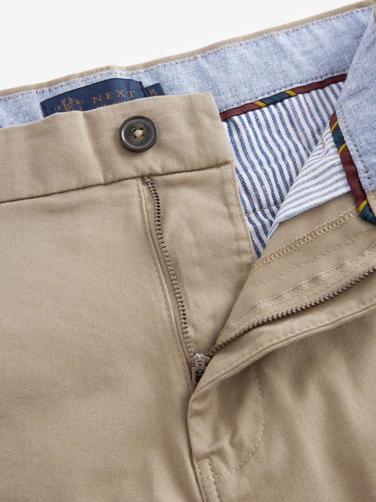 Pastelgeel - Relaxed fit - Chinoshort met stretch - Image 7 of 9