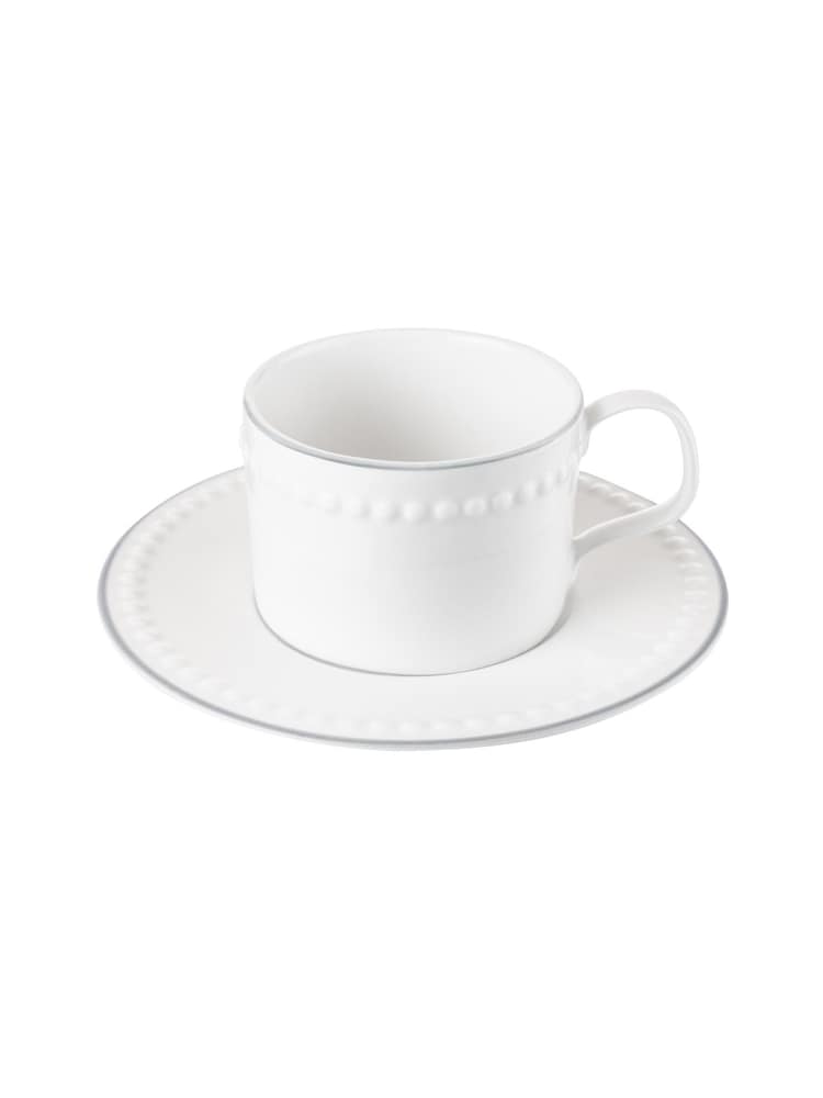 Mary Berry White Signature Cup & Saucer - Image 1 of 4