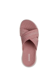 Skechers Pink Go Walk Flex Sandals - Image 4 of 5