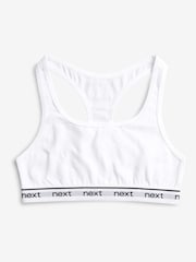 Black/Grey Racer Back Crop Tops 3 Pack (5-16yrs) - Image 3 of 6