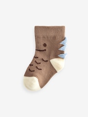 Blue Baby Character Socks 3 Pack (0mths-2yrs) - Image 4 of 4