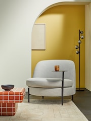 MADE.COM Cool Grey Mazie Accent Chair - Image 1 of 4